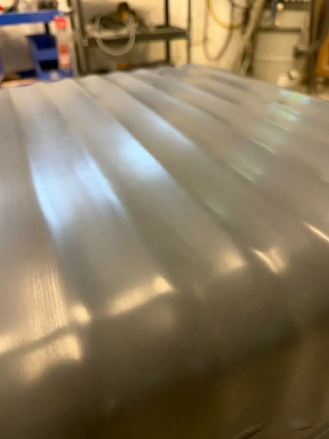 Smooth surface after finishing